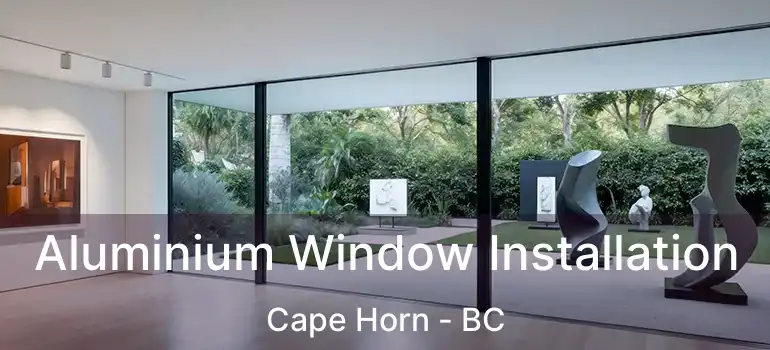  Aluminium Window Installation Cape Horn - BC