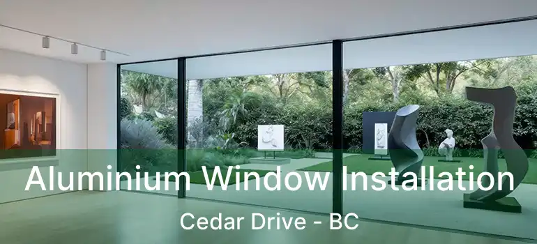  Aluminium Window Installation Cedar Drive - BC