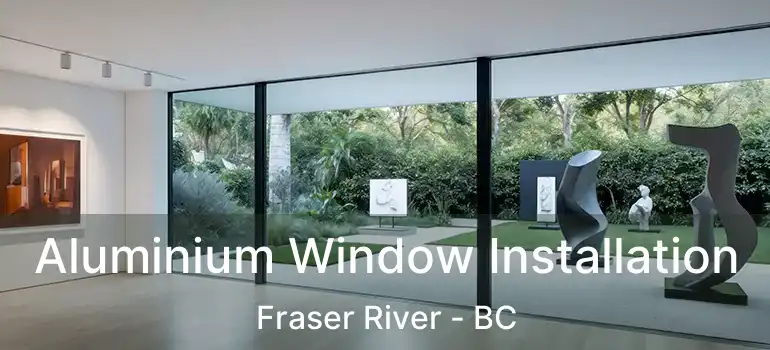  Aluminium Window Installation Fraser River - BC