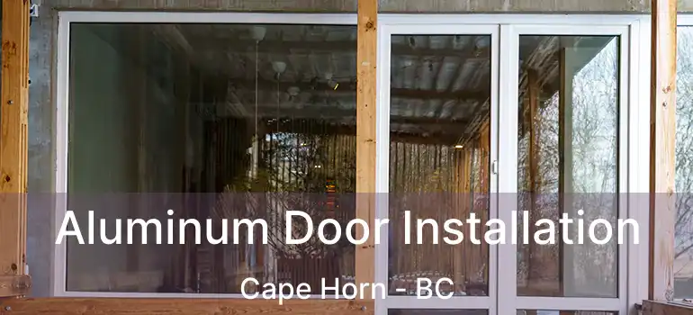  Aluminum Door Installation Cape Horn - BC