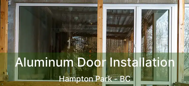 Aluminum Door Installation Hampton Park - BC