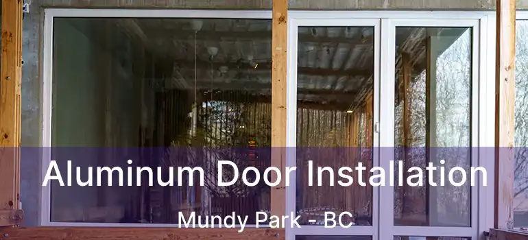  Aluminum Door Installation Mundy Park - BC