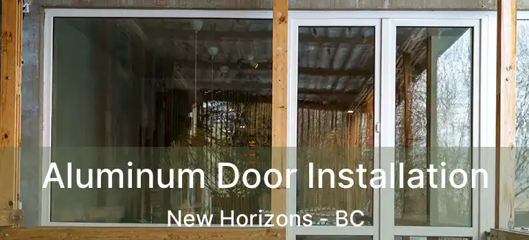  Aluminum Door Installation New Horizons - BC