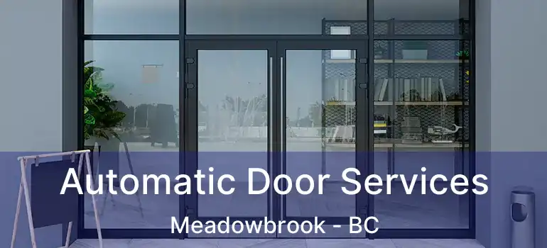  Automatic Door Services Meadowbrook - BC