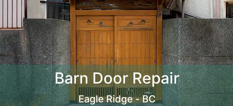  Barn Door Repair Eagle Ridge - BC