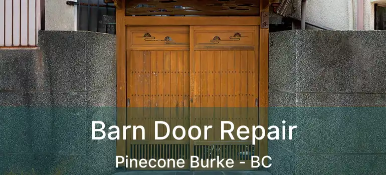  Barn Door Repair Pinecone Burke - BC