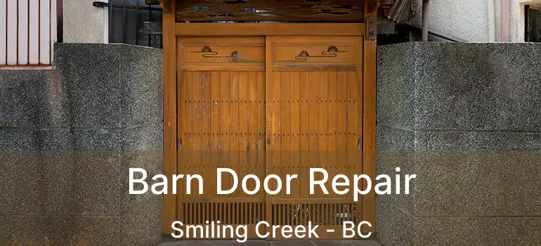  Barn Door Repair Smiling Creek - BC