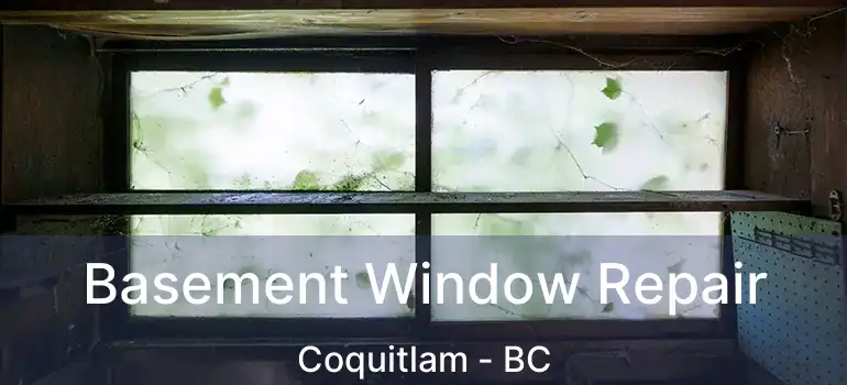  Basement Window Repair Coquitlam - BC