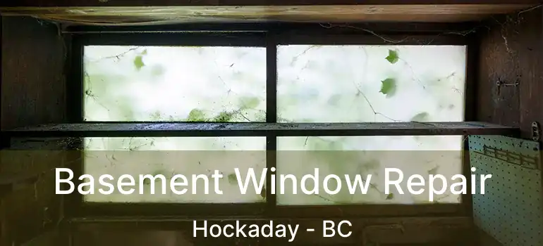  Basement Window Repair Hockaday - BC
