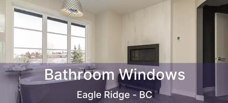  Bathroom Windows Eagle Ridge - BC