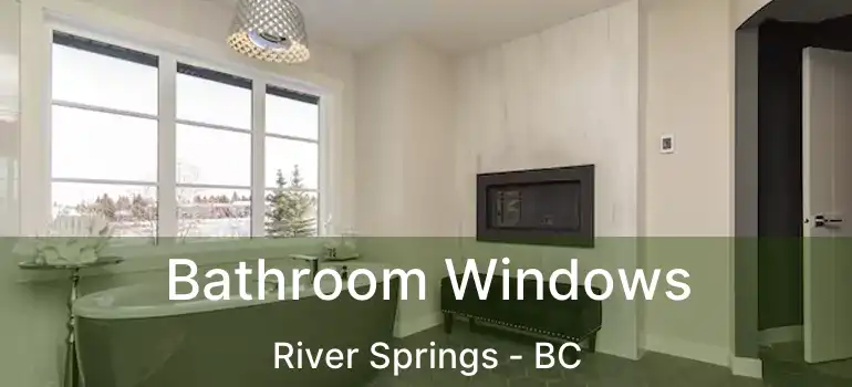  Bathroom Windows River Springs - BC