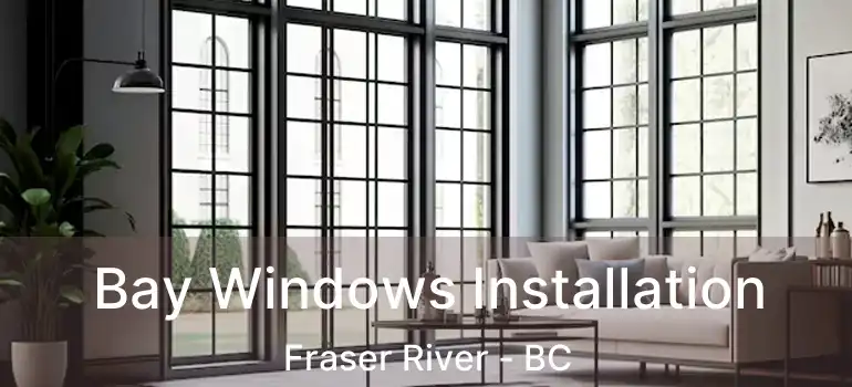  Bay Windows Installation Fraser River - BC