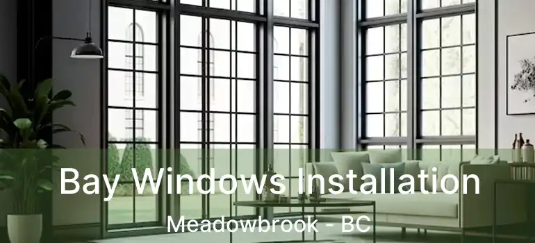  Bay Windows Installation Meadowbrook - BC