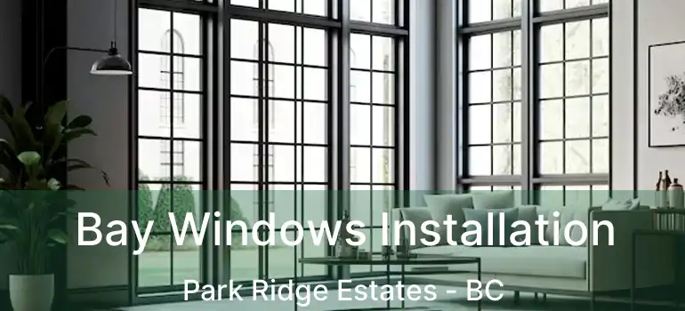  Bay Windows Installation Park Ridge Estates - BC