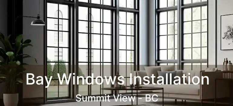  Bay Windows Installation Summit View - BC