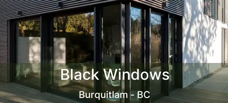  Black Windows Burquitlam - BC