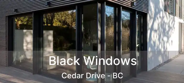  Black Windows Cedar Drive - BC