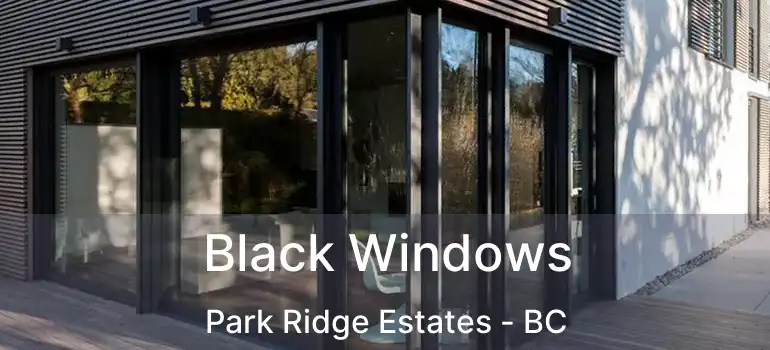  Black Windows Park Ridge Estates - BC