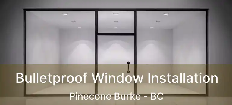  Bulletproof Window Installation Pinecone Burke - BC