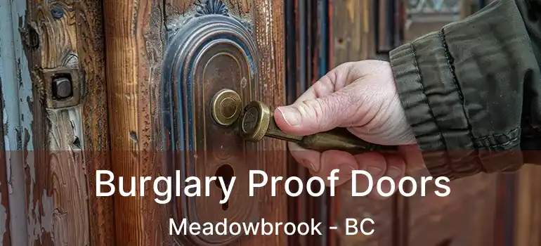  Burglary Proof Doors Meadowbrook - BC