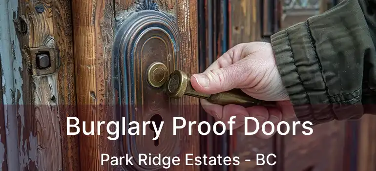  Burglary Proof Doors Park Ridge Estates - BC