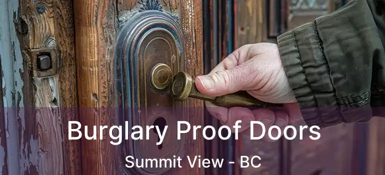  Burglary Proof Doors Summit View - BC