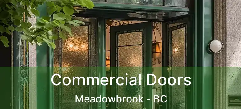  Commercial Doors Meadowbrook - BC