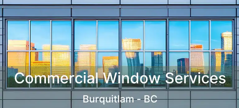  Commercial Window Services Burquitlam - BC