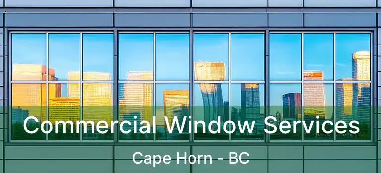  Commercial Window Services Cape Horn - BC