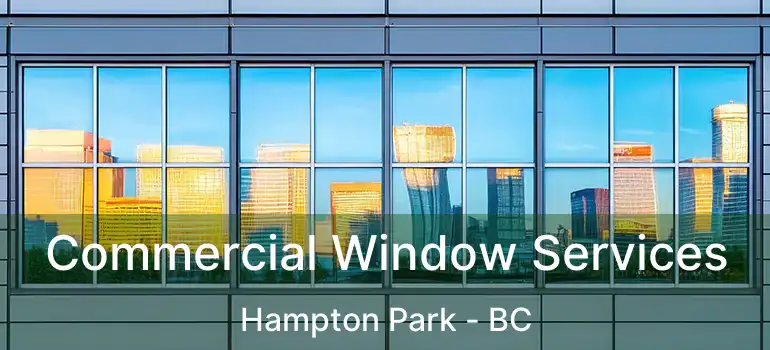  Commercial Window Services Hampton Park - BC