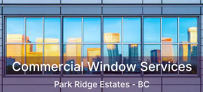  Commercial Window Services Park Ridge Estates - BC