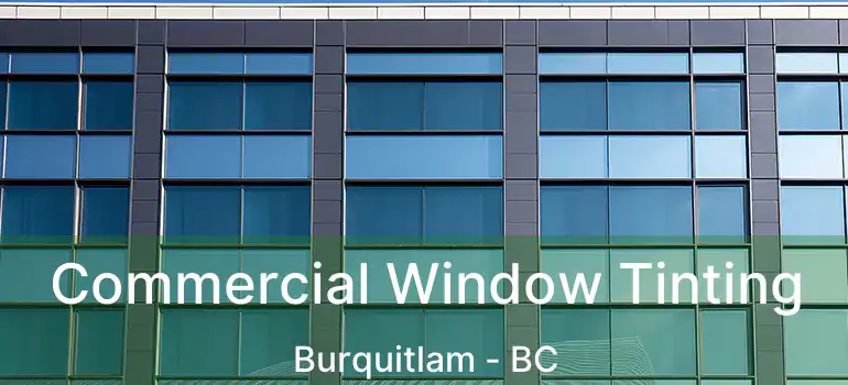  Commercial Window Tinting Burquitlam - BC