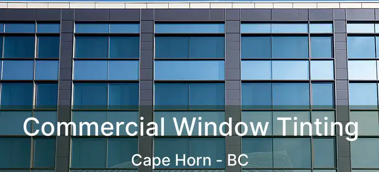  Commercial Window Tinting Cape Horn - BC