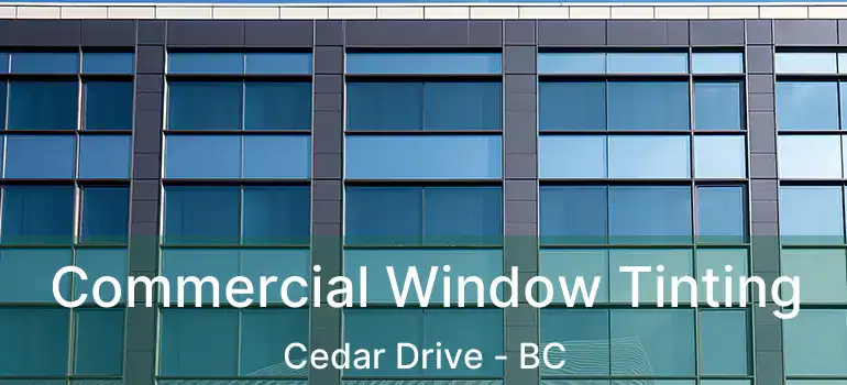  Commercial Window Tinting Cedar Drive - BC