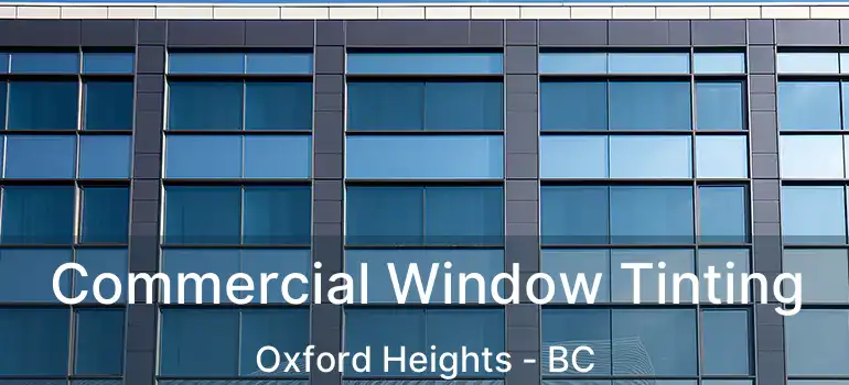  Commercial Window Tinting Oxford Heights - BC