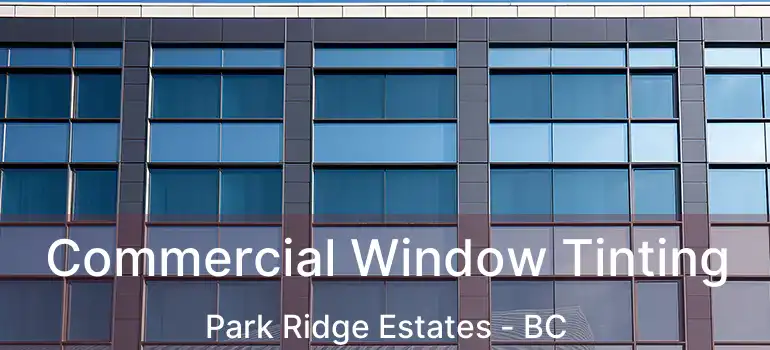  Commercial Window Tinting Park Ridge Estates - BC