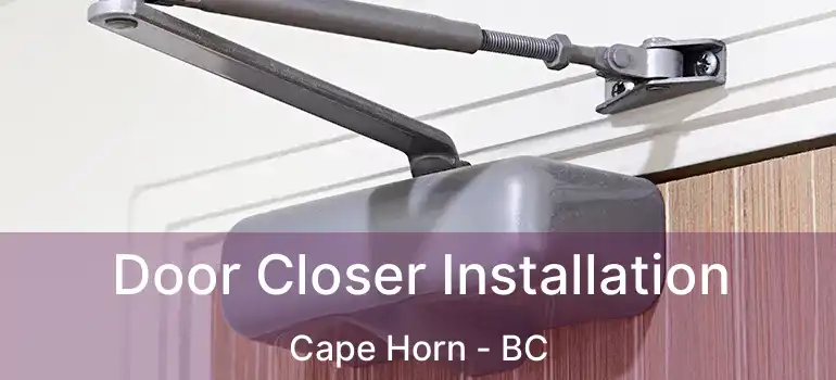  Door Closer Installation Cape Horn - BC