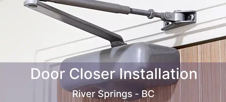  Door Closer Installation River Springs - BC