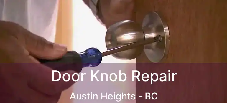  Door Knob Repair Austin Heights - BC