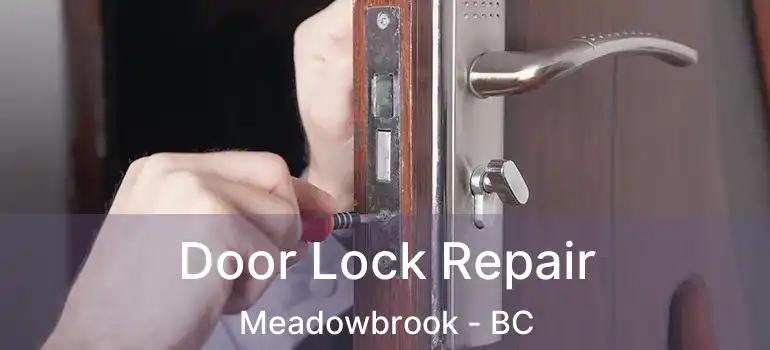  Door Lock Repair Meadowbrook - BC