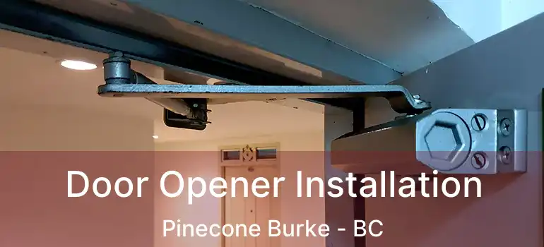  Door Opener Installation Pinecone Burke - BC