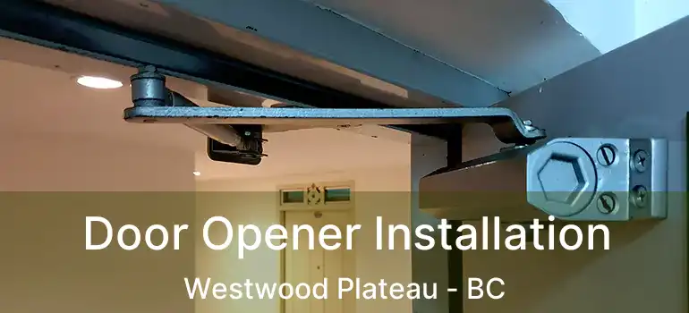  Door Opener Installation Westwood Plateau - BC