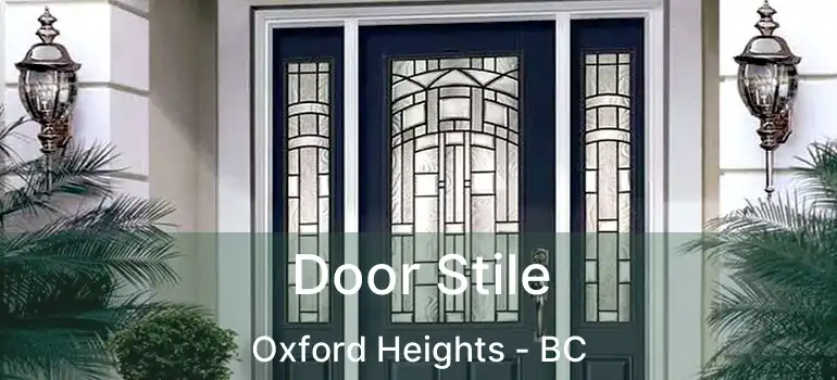  Door Stile Oxford Heights - BC