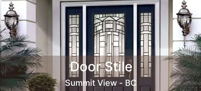  Door Stile Summit View - BC