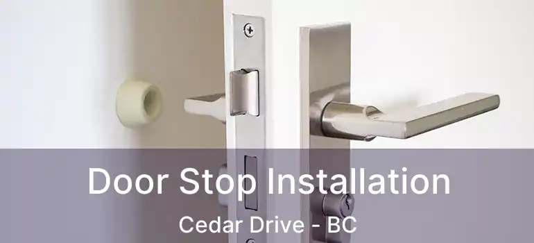  Door Stop Installation Cedar Drive - BC