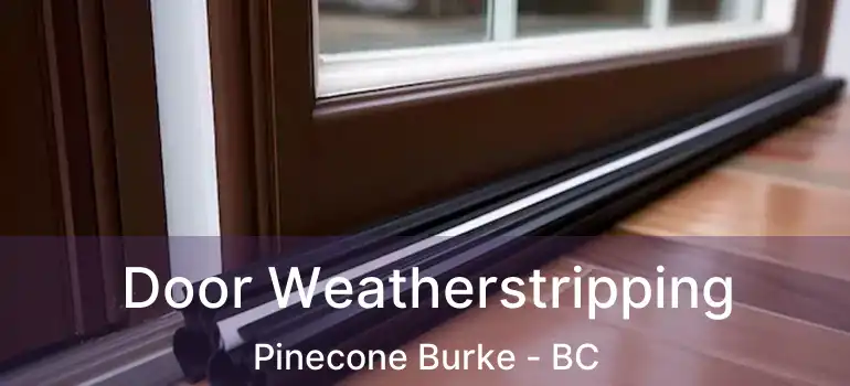  Door Weatherstripping Pinecone Burke - BC