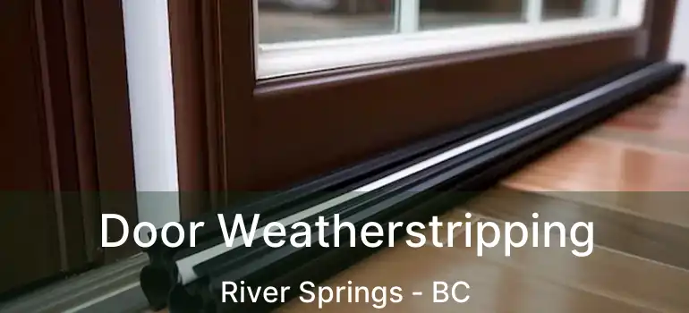  Door Weatherstripping River Springs - BC