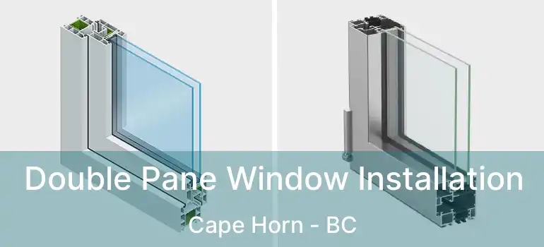  Double Pane Window Installation Cape Horn - BC
