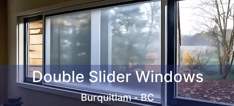  Double Slider Windows Burquitlam - BC