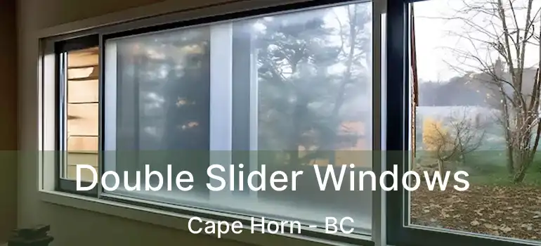  Double Slider Windows Cape Horn - BC